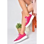 Fox Shoes P602045002 Fuşya Süet Kadın Spor Ayakkabı