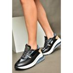 Fox Shoes R312911909 Siyah Kadın Spor Ayakkabı Sneakers