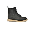 fox SHOES R374961902 Siyah Süet Yanı Lastikli Klasik Kadın Bot, Siyah-Süet, 36