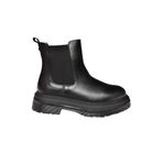 fox SHOES R555235103 Siyah Hakiki Deri Kadın Bot, Siyah-Hakiki Deri, 39