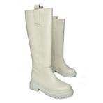 fox SHOES R973201109 Gri Kalın Tabanlı Kadın Çizme, Gri-Suni Deri, 40