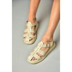 Fox Shoes S518106009 Bej Kadın Sandalet