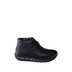 fox SHOES Siyah Hakiki Deri Comfort Ortopedik Taban Kadın Bot N555360703, Siyah-Hakiki Deri, 36