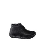 fox SHOES Siyah Hakiki Deri Comfort Ortopedik Taban Kadın Bot N555360703, Siyah-Hakiki Deri, 37