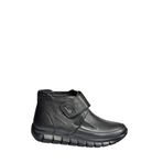 fox SHOES Siyah Hakiki Deri Comfort Ortopedik Taban Kadın Bot N555361003, Siyah-Hakiki Deri, 40
