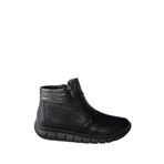 fox SHOES Siyah Hakiki Deri Comfort Ortopedik Taban Kadın Bot N555380703, Siyah-Hakiki Deri, 36