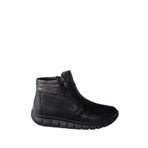 fox SHOES Siyah Hakiki Deri Comfort Ortopedik Taban Kadın Bot N555380703, Siyah-Hakiki Deri, 40