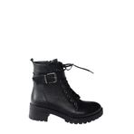fox SHOES Siyah Hakiki Deri Kadın Postal Bot N555053303, Siyah-Hakiki Deri, 37