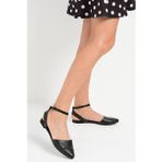 Fox Shoes Siyah Kadın Babet 1470