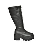 Fox Shoes T272903009 Siyah Kalın Tabanlı Kadın Çizme