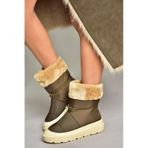 Fox Shoes T476434004 Haki Kumaş Kadın Bot