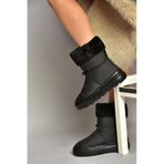 Fox Shoes T476434004 Siyah Kumaş Kadın Bot