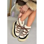Fox Shoes T476500702 Siyah Süet Kalın Tabanlı Kadın Bot