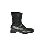fox SHOES T642749009 Siyah Streç Kadın Bot, Siyah-Suni Deri, 36