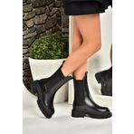 Fox Shoes T652449009 Siyah Kalın Tabanlı Kadın Bot