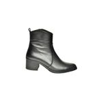 fox SHOES T654043803 Siyah Hakiki Deri Kadın Bot, Siyah-Hakiki Deri, 39