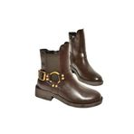 fox SHOES T820881009 Kahverengi Kadın Bot, Kahverengi-Suni Deri, 37