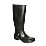 fox SHOES T858704009 Siyah Yağmur Çizmesi - Bir Beden Küçük Tercih Edebilirsiniz, Siyah-Suni Deri, 39