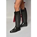Fox Shoes T858712109 Siyah Yağmur Çizmesi