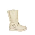 fox SHOES T973530309 Bej Alçak Topuklu Kadın Bot, Bej-Suni Deri, 36
