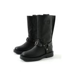 Fox Shoes T973530309 Siyah Alçak Topuklu Kadın Bot