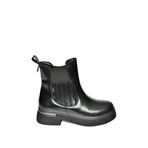 fox SHOES T996334008 Siyah Rugan Kalın Tabanlı Kadın Bot, Siyah-Rugan, 37