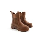 fox SHOES T996334009 Taba Kalın Tabanlı Kadın Bot, Taba-Suni Deri, 38