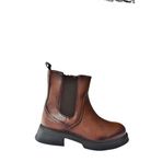 fox SHOES Taba Alçak Topuklu Günlük Kadın Bot N674260009, Taba-Suni Deri, 36