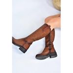 fox SHOES Taba Kadın Çizme J674272109, Taba, 40