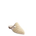 fox SHOES Ten Hasır Taş Detaylı Kadın Terlik P820031417, Ten-Hasir, 37