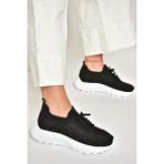 Fox Shoes U239004004 Siyah/beyaz Kumaş Spor Ayakkabı Sneakers - 01-Siyah - Beyaz