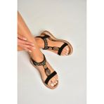 Fox Shoes U258613609 Siyah Kadın Sandalet