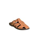 fox SHOES U458334202 Taba Süet Önü Kapalı Kadın Terlik, Taba-Süet, 36