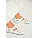 Fox Shoes U555413003 Beyaz Kadın Sandalet