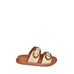 fox SHOES U725792017 Taba Hasır Kadın Terlik, Taba-Hasır, 37