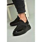 Fox Shoes U973212004 Siyah Kumaş Günlük Kadın Ayakkabı