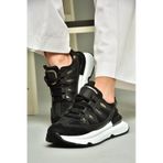 Fox Shoes U973501004 Siyah Kumaş Spor Ayakkabı Sneakers