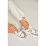 Fox Shoes U973568209 Beyaz/lila Kalın Tabanlı Spor Ayakkabı Sneakers - Beyaz - Lila