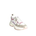 fox SHOES U973568209 Beyaz/Lila Kalın Tabanlı Spor Ayakkabı Sneakers, Beyaz/Lila-Suni Deri, 38