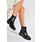 Fox Shoes V312217360 Siyah Rustik Alçak Tabanlı Kadın Bot
