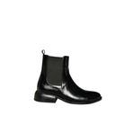 fox SHOES V312367309 Siyah Alçak Topuklu Kadın Bot, Siyah-Suni Deri, 40