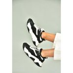 Fox Shoes V312613509 Siyah/beyaz Spor Ayakkabı Sneakers - 01-Siyah - Beyaz
