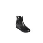 fox SHOES V324221103 Siyah Hakiki Deri Klasik Kadın Bot, Siyah-Hakiki Deri, 36