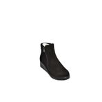 fox SHOES V324800402 Siyah Hakiki Deri Süet Kadın Bot, Siyah-Süet, 41
