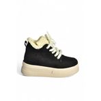 fox SHOES V367343402 Siyah Süet İçi Tüylü Kalın Tabanlı Kadın Bot, Siyah-Süet, 36