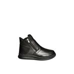 fox SHOES V555070903 Siyah Hakiki Deri Kadın Bot, Siyah-Hakiki Deri, 38
