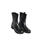 fox SHOES V654070603 Siyah Hakiki Deri Kadın Bot, Siyah-Hakiki Deri, 36