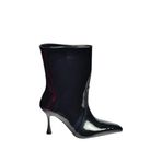 fox SHOES V752550208 Siyah Rugan İnce Topuklu Kadın Bot, Siyah-Rugan, 36
