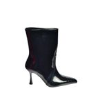 fox SHOES V752550208 Siyah Rugan İnce Topuklu Kadın Bot, Siyah-Rugan, 39