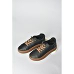 Fox Shoes V999060503 Siyah Hakiki Deri Kadın Spor Ayakkabı Sneakers